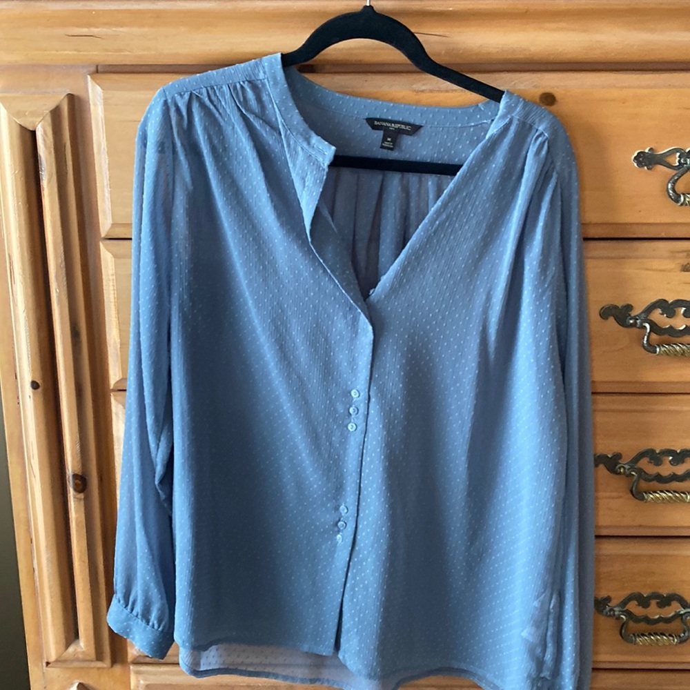 Banana Republic Sheer Blouse.